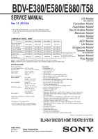 Sony BDV-E580 - Service Manual 